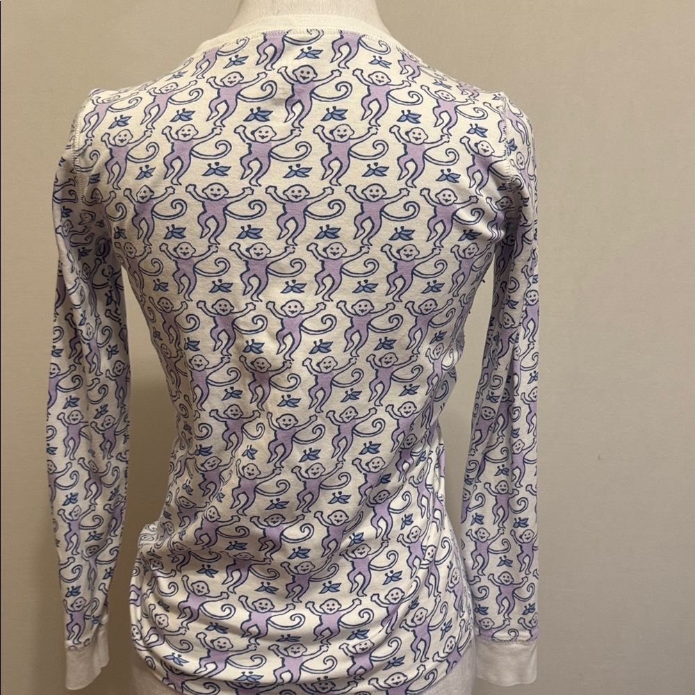 Roller Rabbit Monkey Pajama Top - Picture 5 of 10